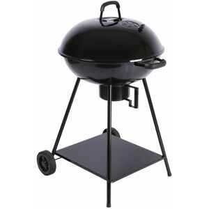 Somagic - barbecue dubai acier emaille ø 57cm sur chariot + couvercle - Publicité