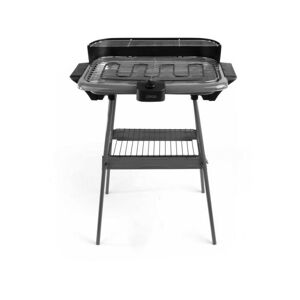 Barbecue Electrique - Grillade électrique sur pieds Livoo DOM297G - Surface de cuisson 47x28cm - Thermostat réglable - Publicité