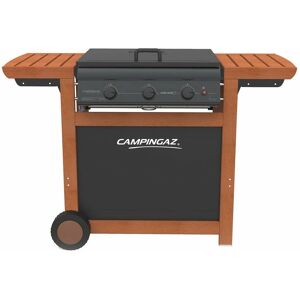 Camping Gaz Barbecue gaz grill et plancha campingaz Adelaide 3 Woody l 14 kw Piezo Grill/plancha + Housse - Publicité