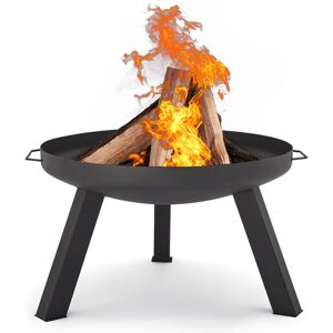 Mondeer - Brasero Extérieur Jardin pour Barbecue Chauffage Jardin,Noir - Publicité