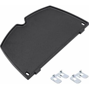 Gftime - 6559 38,9 x 27,5 cm Plaque de plancha en fonte accessoire pour Weber Q200 Q220 Q2000 Q2200 Modèles de gril de la série, pièce détachée pour fonte plancha de cuisson de barbecue, 1 Pièce - Publicité