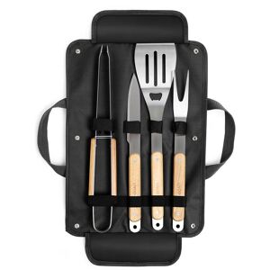 Set de 4 accessoires pour barbecue - Livoo - gs75 - noir - Publicité