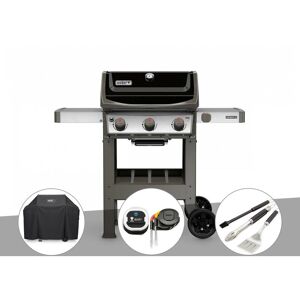 Weber - Barbecue gaz Spirit ii E-310 + plancha + Housse + Thermomètre iGrill 3 + Kit ustensiles 3 pièces Better - Publicité