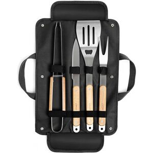 Set de 4 accessoires pour barbecue et plancha Livoo []