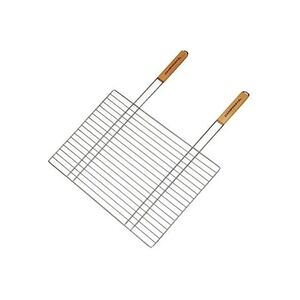 GENERIQUE Campingaz 205704 grille pour barbecue rectangulaire simple double manches en bois 53 x 39 cm - Publicité