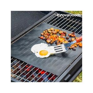 Innovagoods Lot de 2 tapis de cuisson en fibre de verre - Tapis plancha pour barbecue - Publicité