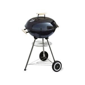 ALGON Barbecue à Charbon avec Couvercle et Roulettes Noir (ø 45 cm) - Publicité