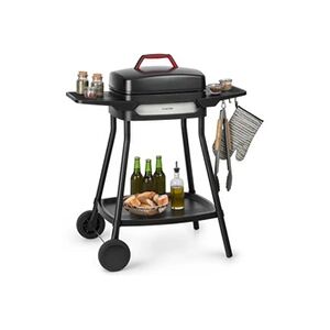 KLARSTEIN Gatsby Grill électrique 2000W - Table d'appoint - 4 pieds acier inox -Nettoyage facile - Noir - Publicité