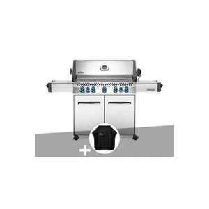 Napoleon Barbecue à gaz Prestige 665 inox + Housse de protection - Publicité