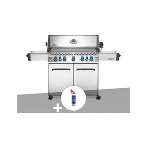 Napoleon Barbecue à gaz Prestige 665 inox + Nettoyant grill 3 en 1 - Publicité