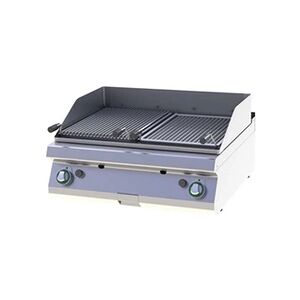 Materiel Ch Pro Grill Pierre de Lave au Gaz à Poser Double Zone de Cuisson - 15 kW - - - Publicité