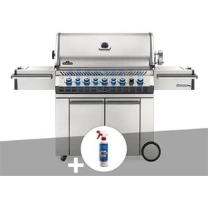 Napoleon Barbecue à gaz Prestige Pro 665 SIB inox + Nettoyant grill 3 en 1 - Publicité