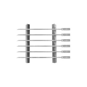 Enders Set de 6 brochettes avec support pour barbecues - - Accessoires barbecues - brochettes Grillades - Publicité