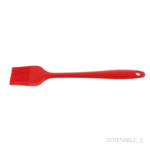 SERENABLE 6 X Silicone Badigeonner BBQ Pâtisserie Huile Brosse Barbecue Griller Desserts Cuisson Rouge - Publicité