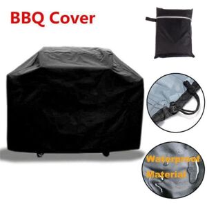 145x61x117cm Noir Bbq Étanche Couverture Pluie Extérieur Barbecue Grill Protecteur Pour Le Gaz Au Charbon Électrique Barbecue Grill - Publicité