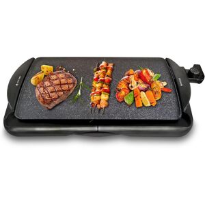 Sogo Plancha Électrique Grill 48X26 - Revêtement Pierre 2000W - Publicité