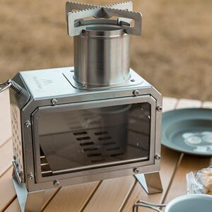 Réchauds de Camping en plein air, four Portable en acier inoxydable, multifonctionnel, pique-nique, barbecue, cuisson - Publicité