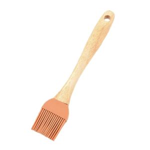 Toddmomy 2 Pièces Brosse à Huile en Silicone avec Manche en Bois Pinceau pâtissier en Bois qualité Alimentaire Cuisson Pinceau à Huile Barbecue Dinde Positionner Marinade Pinceau de Cuisine - Publicité