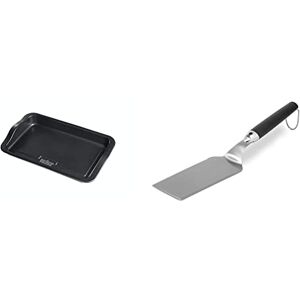 Weber Plancha céramique, Noir & Spatule pour plancha, INOX et Noir - Publicité