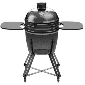 Barbecook barbecue kamado Kamal 53 céramique à base de mullite, noir, large, 131x78x115.5cm - Publicité