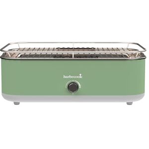 Barbecook gril de table électrique E-Carlo avec plancha, grille camping, Paris Green, 42,5x33x16,5cm - Publicité