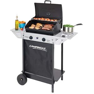 CAMPINGAZ Xpert 100 LS Plus Rocky Barbecue à la Pierre de Lave, 98 x 48 x 124 cm, Noir argenté - Publicité