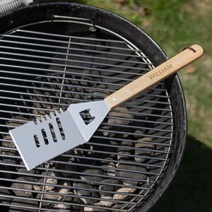 your surprise Spatule à Barbecue personnalisées Spatule à Barbecue personnalisées en Acier Inoxydable et en Bois de chêne pour Tous Les Amateurs de Barbecue - Publicité