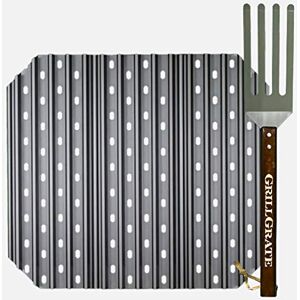 GrillGrate 3 BGE 34,92 cm (3 492,5 cm) kit + 1 gratuit Gratetool - Publicité