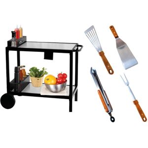 LITTLE BALANCE Accessoire barbecue Chariot Multi Pro 8608 + Accessoires