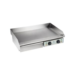 ART HELLOSHOP26 Plancha électrique lisse - 75cm - 2 x 2.2kW acier inox professionnel