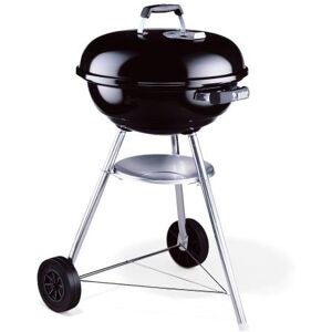 Barbecue à charbon Weber Compact Kettle ø 47 cm Noir Noir - Publicité