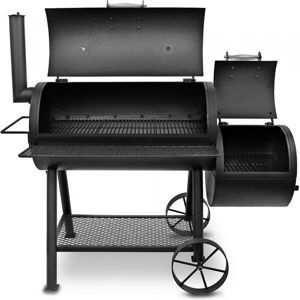 Barbecue à charbon Char-Broil Oklahoma Joe's Highland Smoker - Zone de cuisson 47x44 cm - Publicité