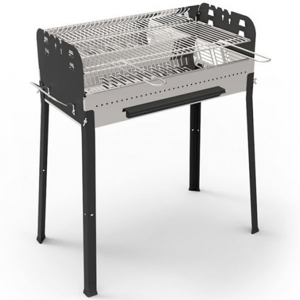 Ferraboli Barbecue à charbon Ferraboli Sirio - Dimensions grille 58x37 cm