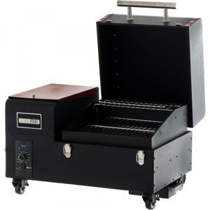 Royal Food Barbecue de table à pellet Royal Food PELLETTO 140 W - Grille en acier inox - grille de 35x38 cm