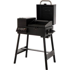 Royal Food Barbecue à pellet Royal Food Pelletto 150 L - Grilles en acier Inox - grille de 35x38 cm