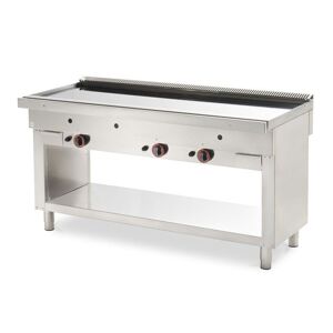 Chefook Plancha Teppanyaki À Gaz 21 Kw - 165 x 70 Chromé - Cuisine Japonaise