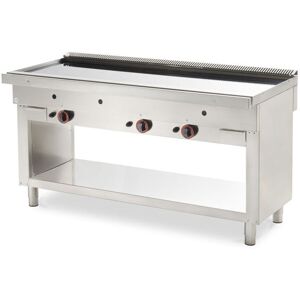 Chefook Plancha Teppanyaki Électrique 20 Kw - 165 x 70 Chromé - Cuisine Japonaise