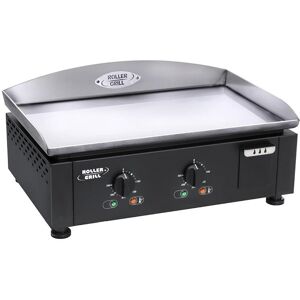 Plancha électrique en inox 3500 W noir - 59 x 38 cm