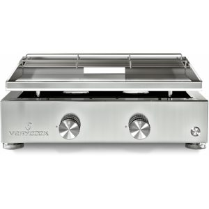 Plancha gaz inox 2 feux Simplicity