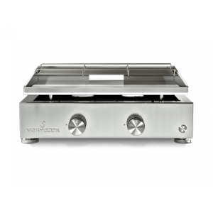 Plancha gaz inox 2 feux Simplicity