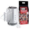 Weber Kit Cheminee Dallumage Rapidfire Et 2kgs De Briquettes