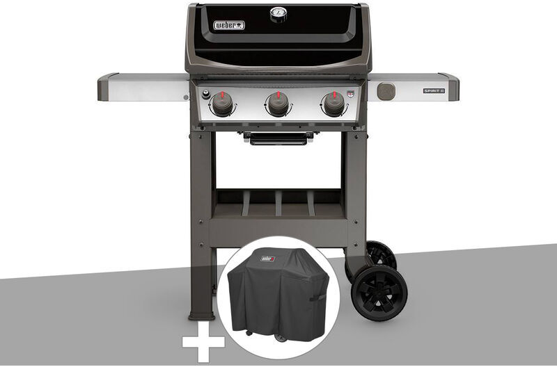 WEBER Barbecue gaz Weber Spirit II E-310 + plancha + Housse