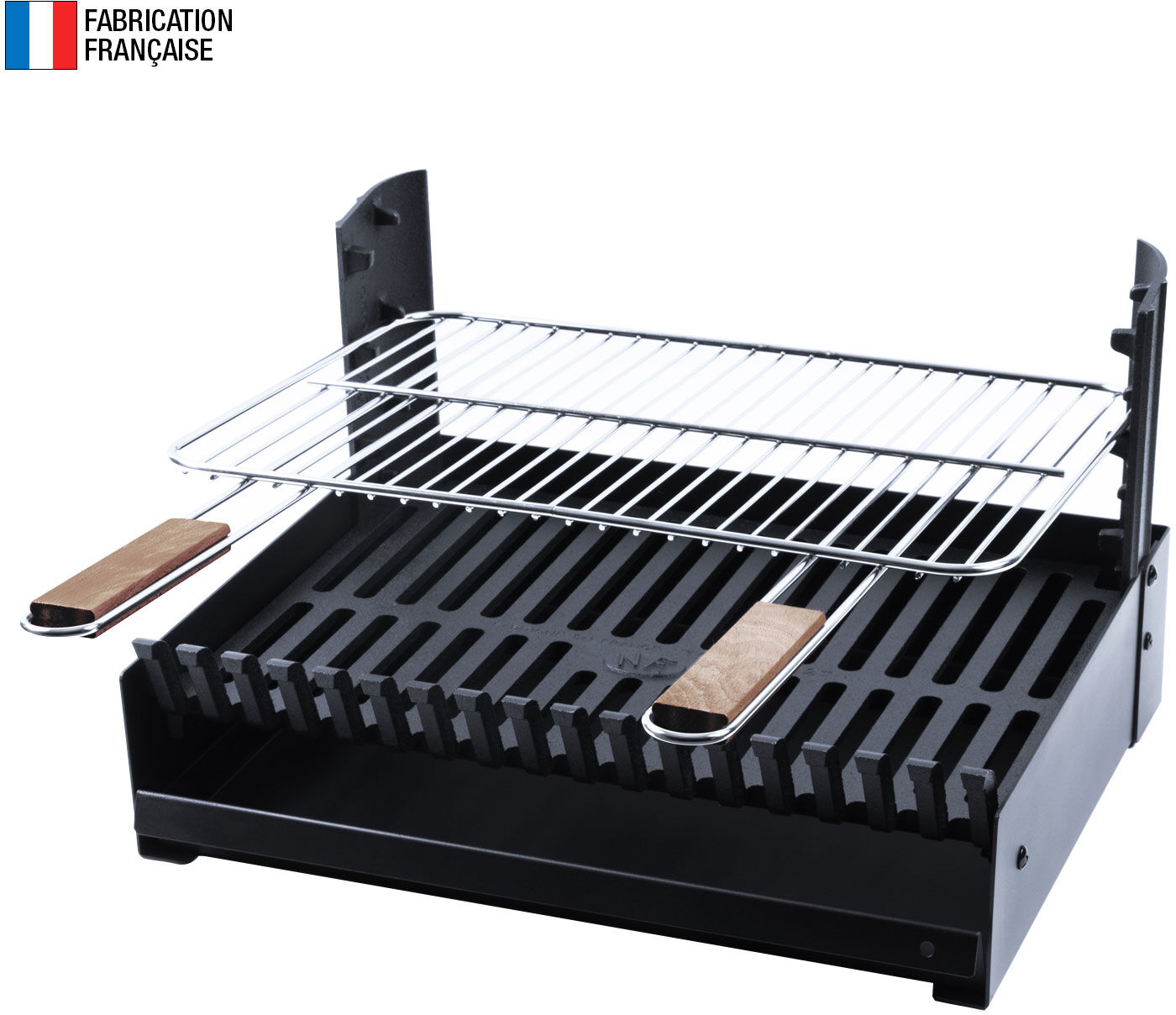 SOMAGIC - Barbecue au charbon de bois réglable en 3 hauteurs GRILLOIR - grilloir à poser