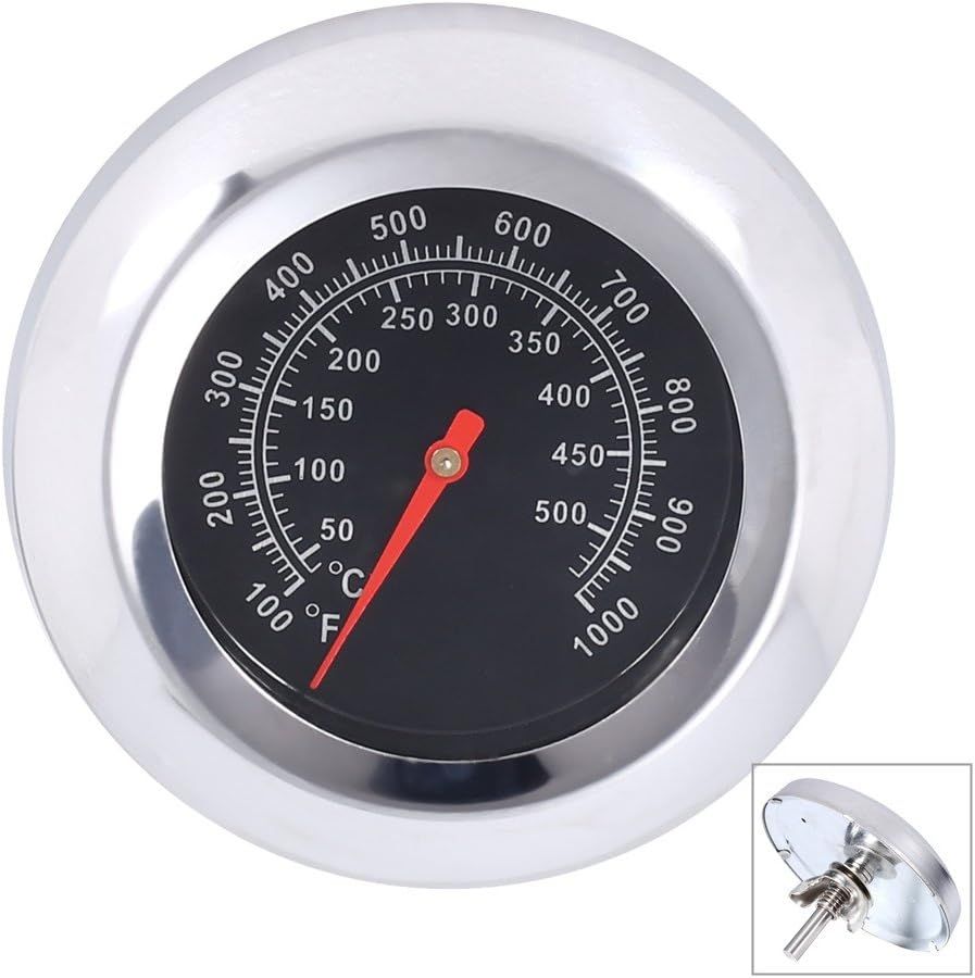 Thermomètre Pour Barbecue Grille En Acier Inoxydable Outils De Barbecue Bbq Grill Thermometer Temp Gauge 50 À 500 °C, 100 À 1000 ? (Type C 500°C)