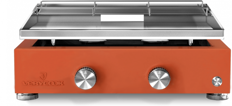 Plancha gaz inox 2 feux Simplicity