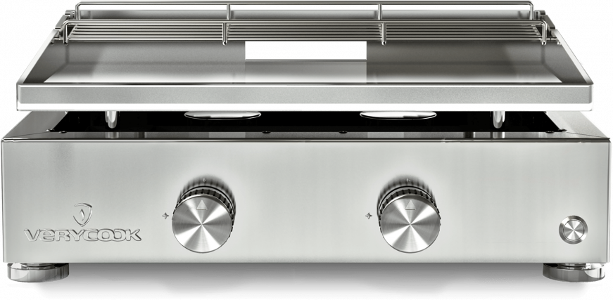 Plancha gaz inox 2 feux Simplicity