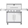 Bormann Elite BBQ5100 Ψησταριά Υγραερίου Inox Με Μαντεμένια Πλάκα Luxury Type 5+1 Εστίες & Δώρο ο Ρυθμιστη΄ς Γκαζιού BBQ1008 (3 άτοκες δόσεις)