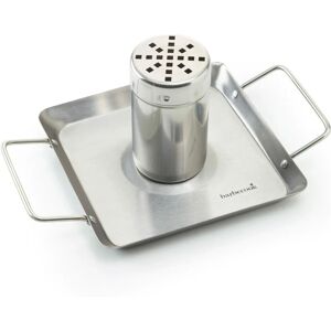 Barbecook - Girarrosto con vaschetta di Raccolta, girarrosto per Barbecue e Forno, Accessori per Barbecue in Acciaio Inossidabile, 27,5 x 18,5 cm