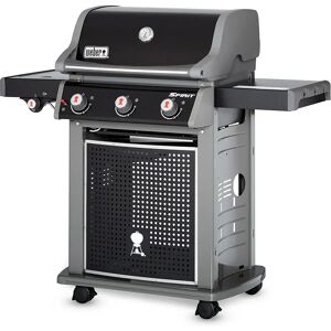 Weber Spirit Classic E-320 Black Barbecue Zona cottura Gas naturale Nero 9360 W