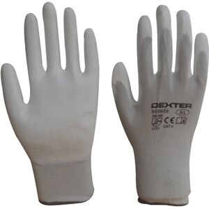 DEXTER Guanto  PU1101-WHITE in poliuretano Tg 9 1 paia